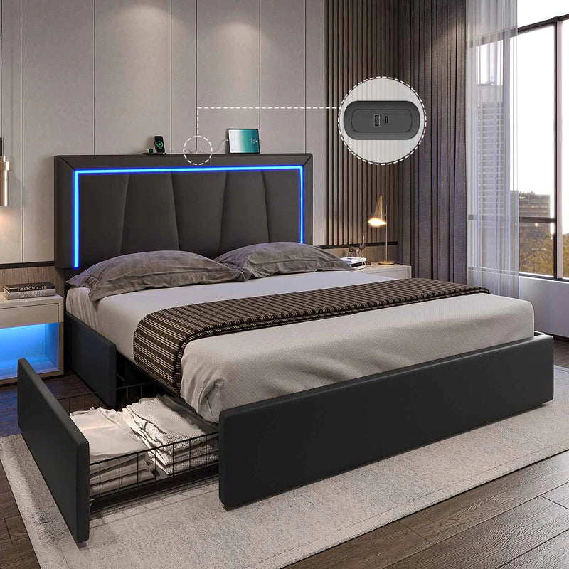 Transform Your Bedroom with LED Bed Frame: A Stylish and Functional Addition