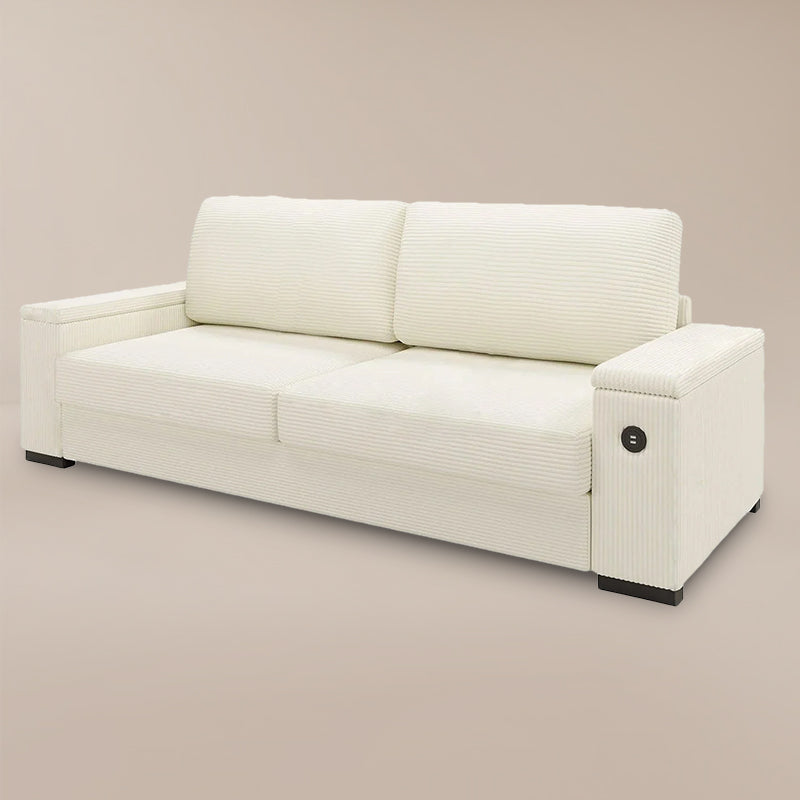 Oversized Loveseat Corduroy Sofas Beige