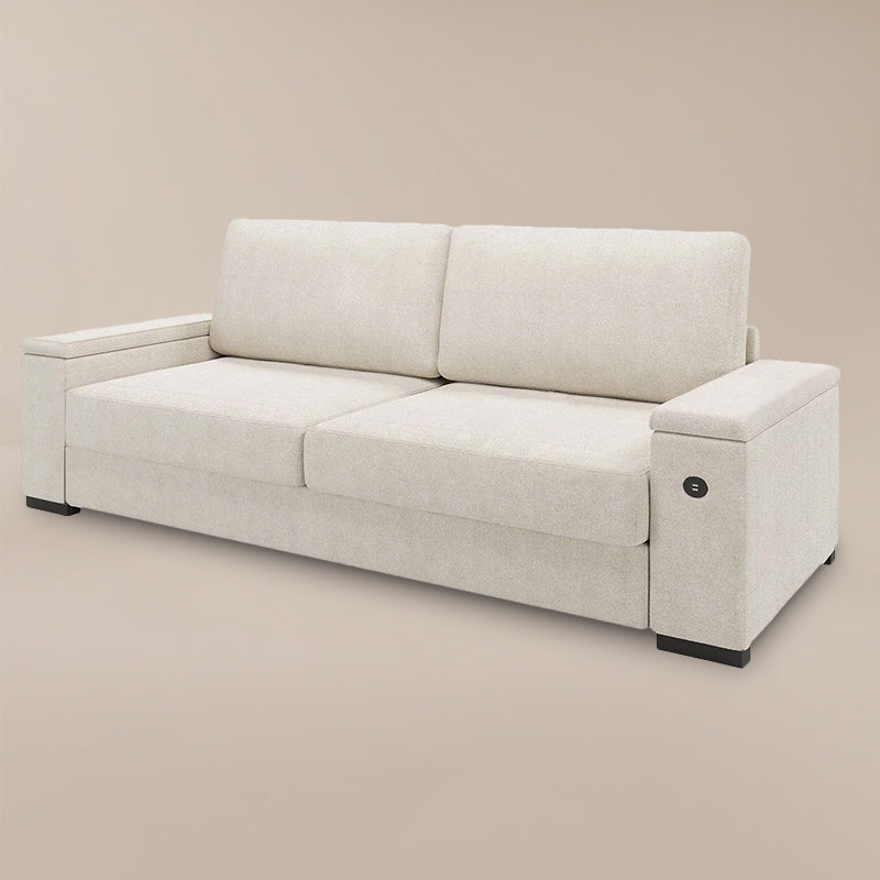 Oversized Loveseat Chenille Sofas Beige