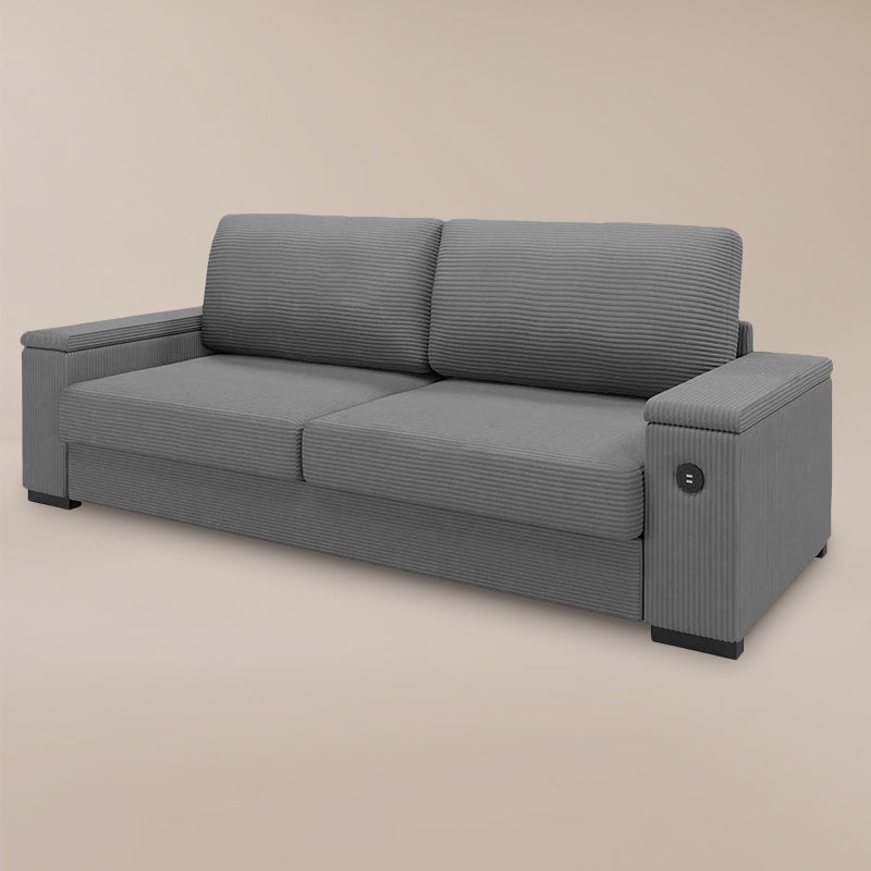 Oversized Loveseat Corduroy Sofas Grey