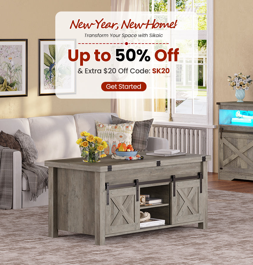 Sikaic New Year New Home Sale, Up to 50% off and extra $20 off, code: SK20